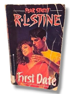 First Date R.L. Stine 1st Edition Ex‑Library Vintage YA Horror Paperback Book